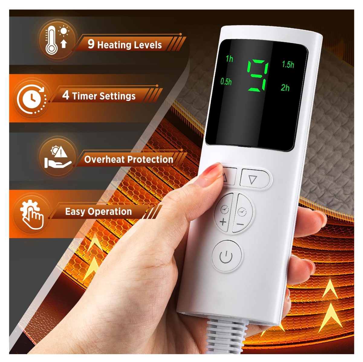 Cinturon Térmico Eléctrico Ajustable